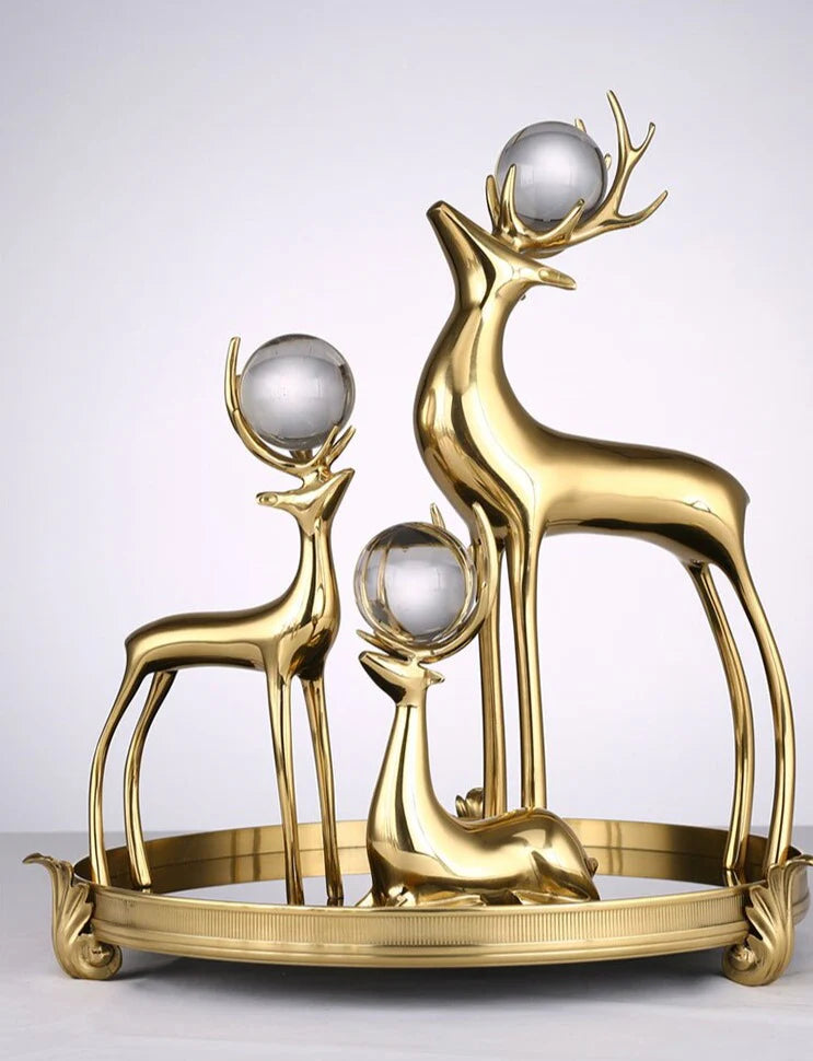 KHOI Brass Deer