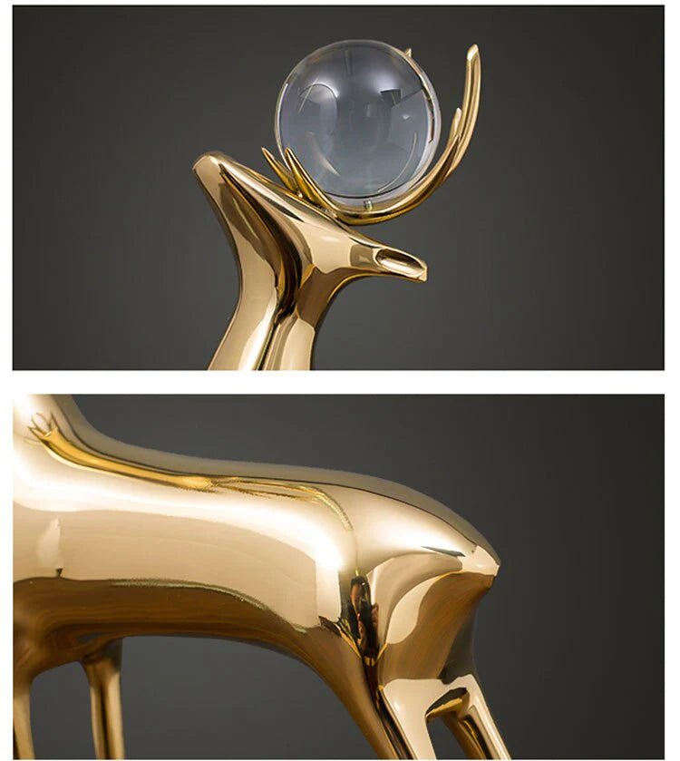 KHOI Brass Deer