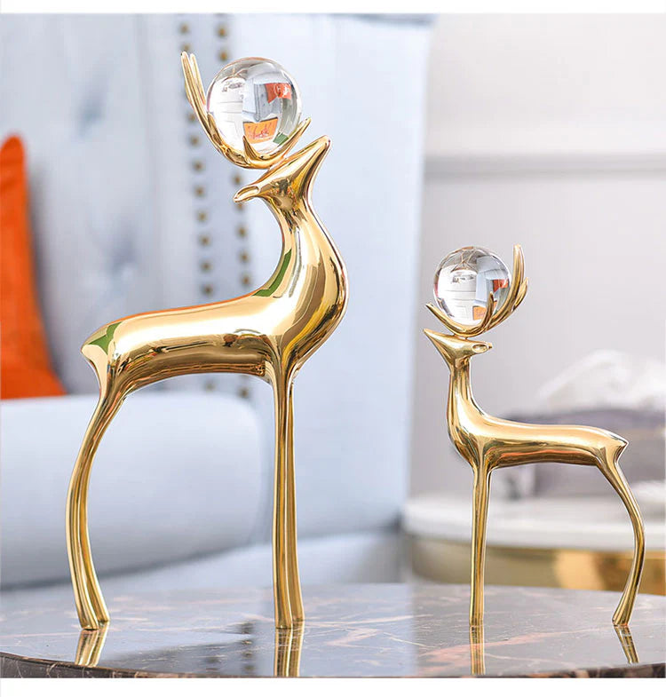 KHOI Brass Deer