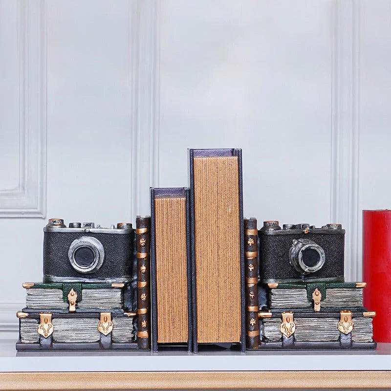 Vintage Camera Bookends